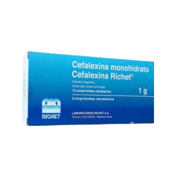 Laboratorios Richet Cefalexina Richet 1 g x 14 Comp #1