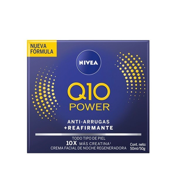 NIVEA Crema Facial Q10 Power Anti-arrugas Reafirmante Noche | 50 ml #1