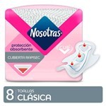 Toallita Nosotras Clásica Rapisec 8u #1