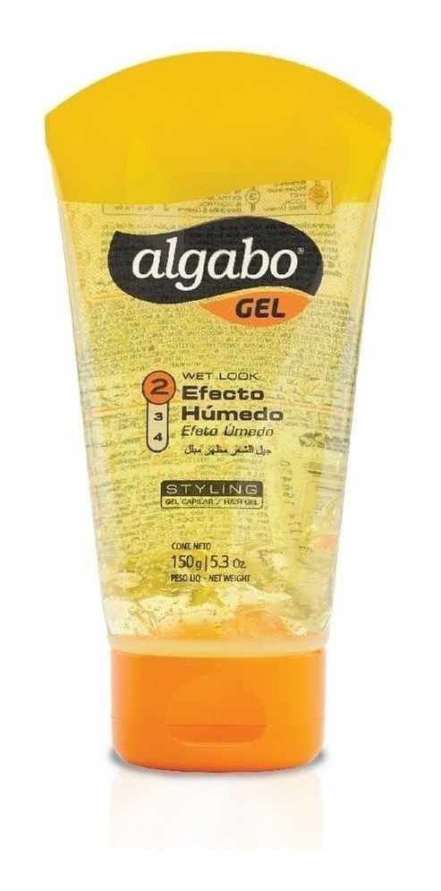 Algabo Gel Capilar Efecto Humedo en Pomo 200 ml #1
