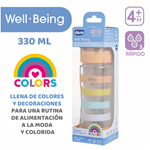 Chicco Mamadera Wellbeing Girl 330 ml #4