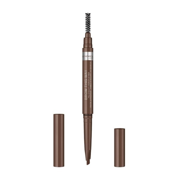Delineador de Cejas Rimmel Brow This Way Fill & Sculp 002 medium Brown