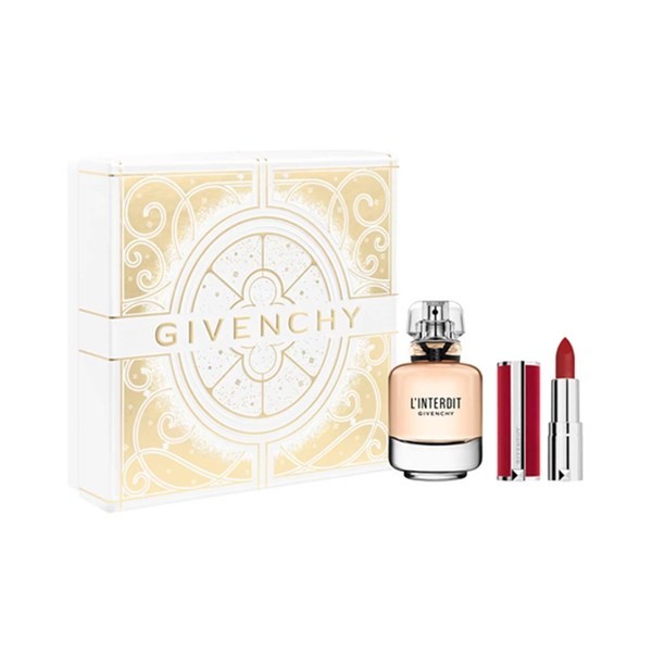 Givenchy L'Interdit EDP 80 ml + Mini Le Rouge Deep Velvet N°37