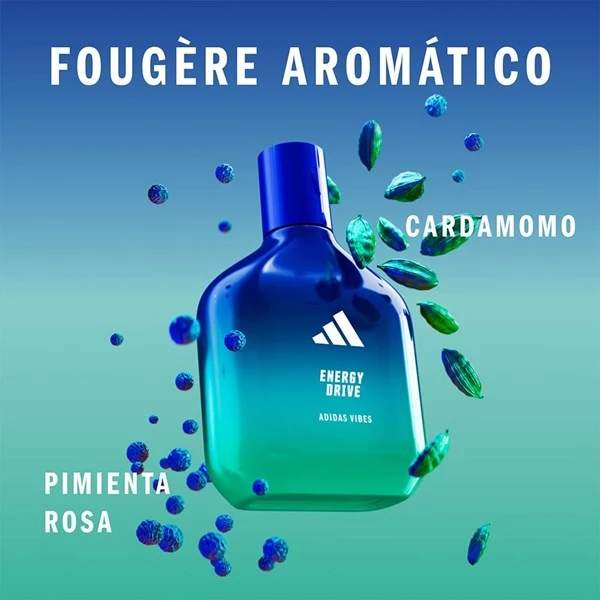 Set Edp Adidas Energy Drive x 100 ml + Shower Gel x 100 ml