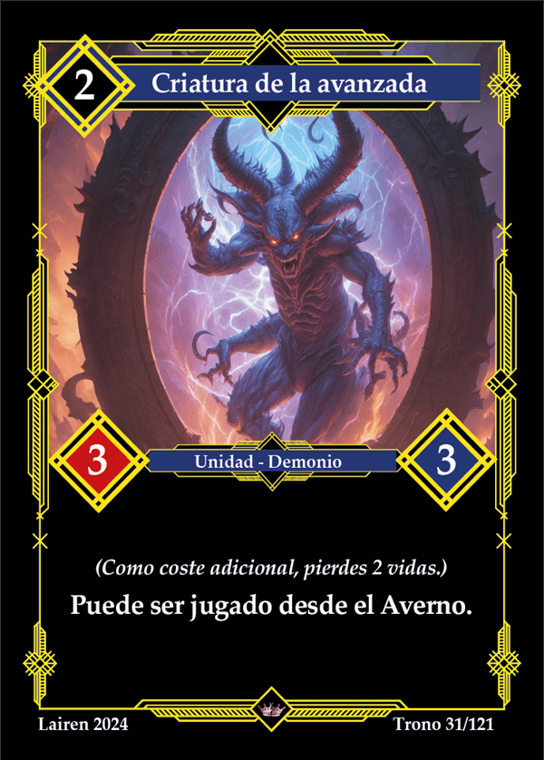 031 Criatura De La Avanzada 1ra Edicion - Coste 2 #1