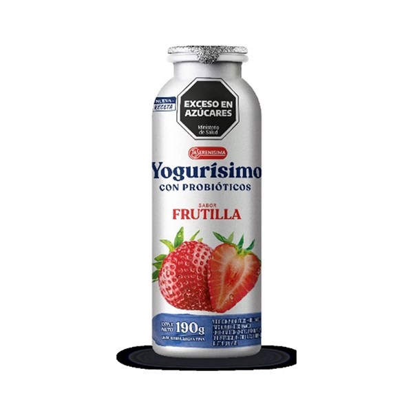 Yogur Entero Bebible Yogurísimo De Frutilla 190 G. #1
