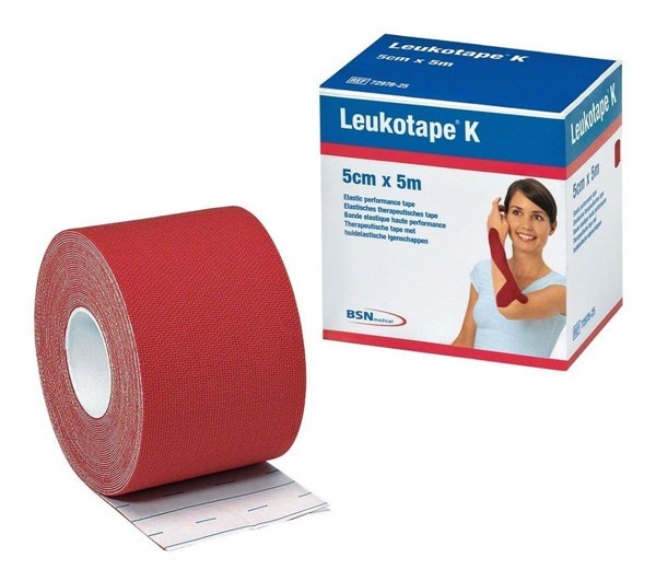 Leukotape K Cinta Neuromuscular 55 cmxmt Adhesiva Rojo