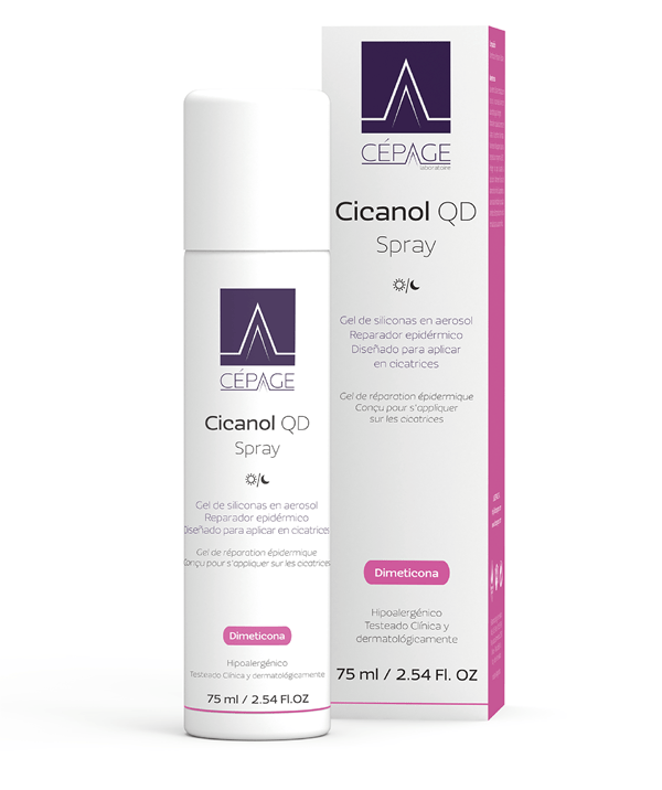 Cepage Cicanol QD Spray  Gel Reparador Epidérmico para Cicatrices x75ml