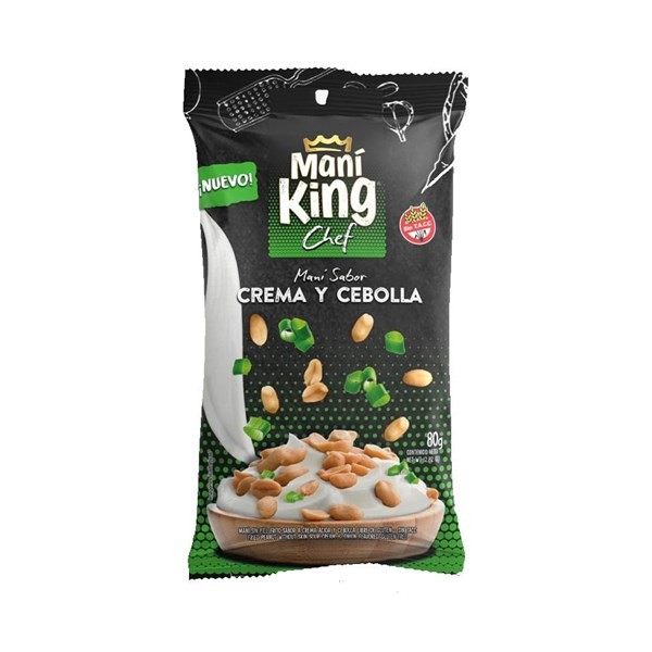 Mani King Chef Sabor Crema Y Cebolla 80 Xgr #1