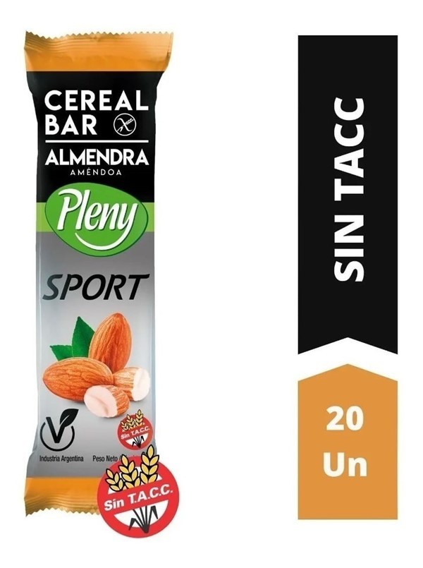 Pleny Sport  Barras de Cereales Caja x 20 - Sin Tacc #1