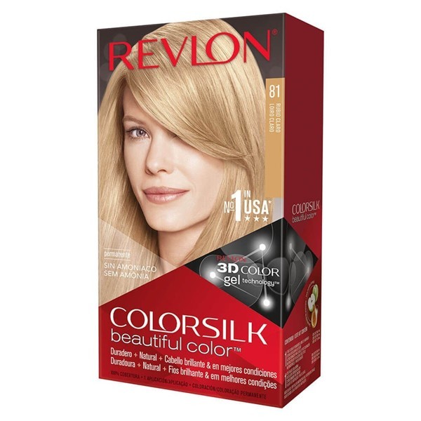 Revlon Kit Coloracion Colorsilk 81 Rubio Claro #1