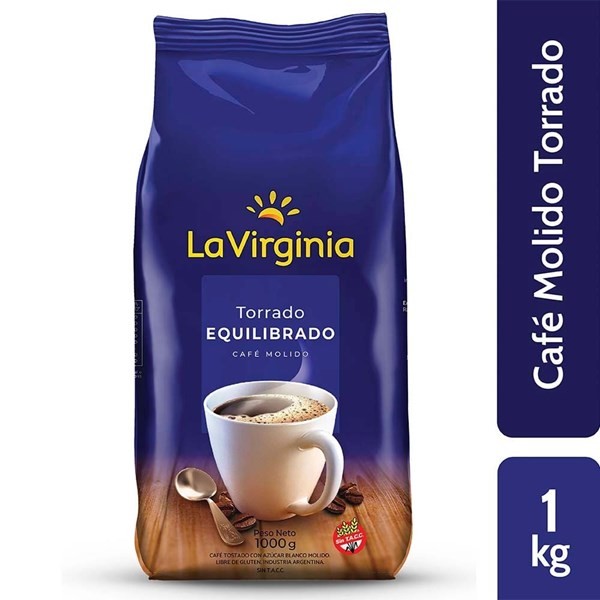 Cafe Molido La Virginia Torrado Equilibrado 1 kg #1