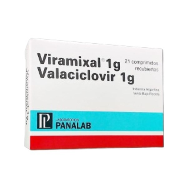 Panalab Viramixal Valaciclovir 1 g x 21 Comp Recubiertos #1