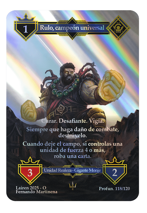 118 Rulo, Campeon Universal Metal - Coste 1