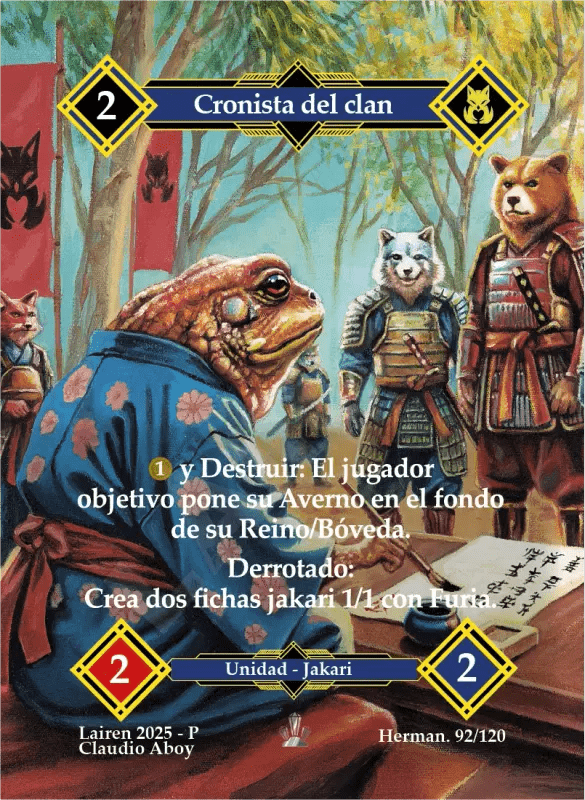 092 Cronista Del Clan Full Art - Coste 2