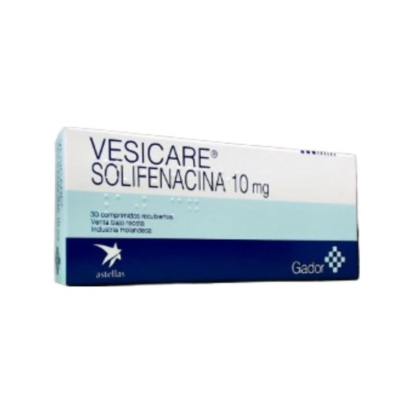 Gador Vesicare Solifenacina 10 Mg x 30 Comp Recubiertos #1