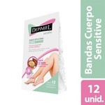 Depimiel Bandas Cera Depilatoria Cuerpo Sensitive 12 Unidades #1