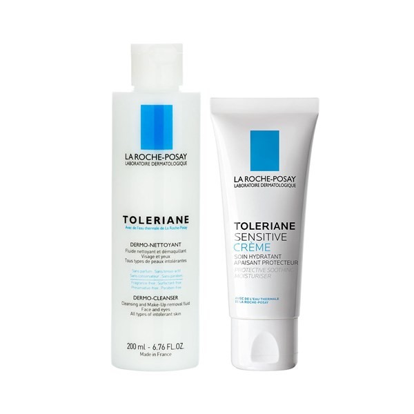 La Roche Posay Combo Toleriane Dermolimpiador + Sensitive #1