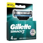 Cartuchos Para Afeitar Gillette 3 mach x 4 un #3