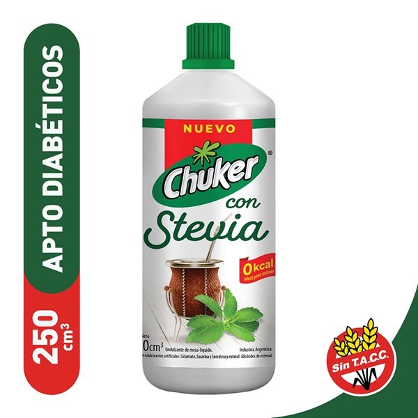 Edulcorante Líquido Chuker Stevia 200 cc. #1