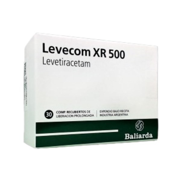 Baliarda Levecom Xr 500 500 Mg Levetiracetam x 30 Comp #1