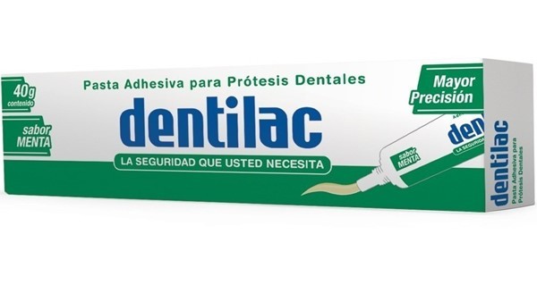 Dentilac Pasta Adhesiva (Sabor Menta) 40 gr #1