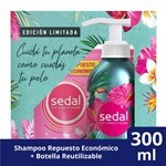Sedal Shampoo Ceramidas + Botella de Aluminio 300 ml #1