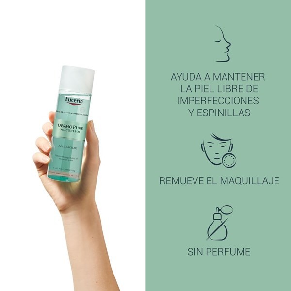 Eucerin Agua Micelar Dermopure Oil Control Para Piel Grasa 200 ml alt
