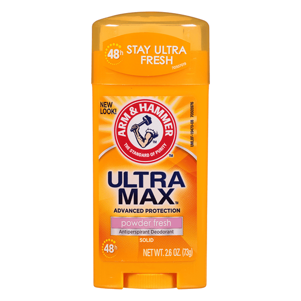 Desodorante Antitranspirante Arm & Hammer Ultramax Invisible en Barra x 71 g