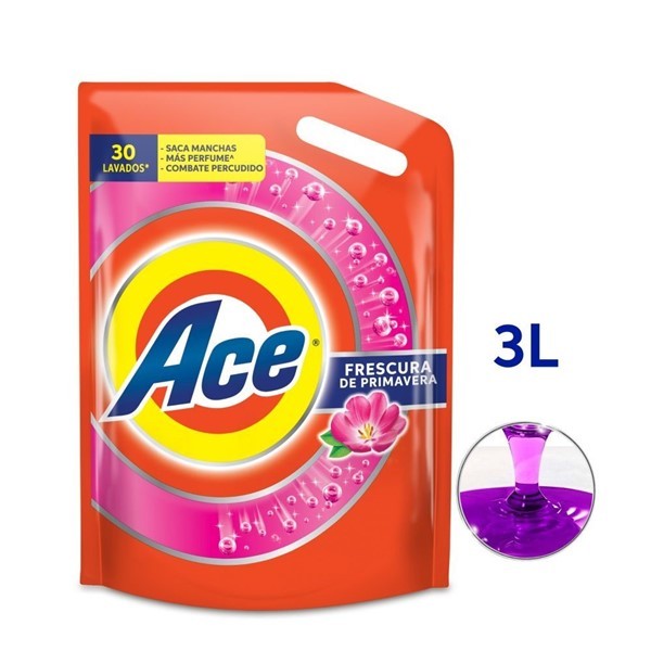 Ace Jabon Liquido Clasico Pouch 3 L alt