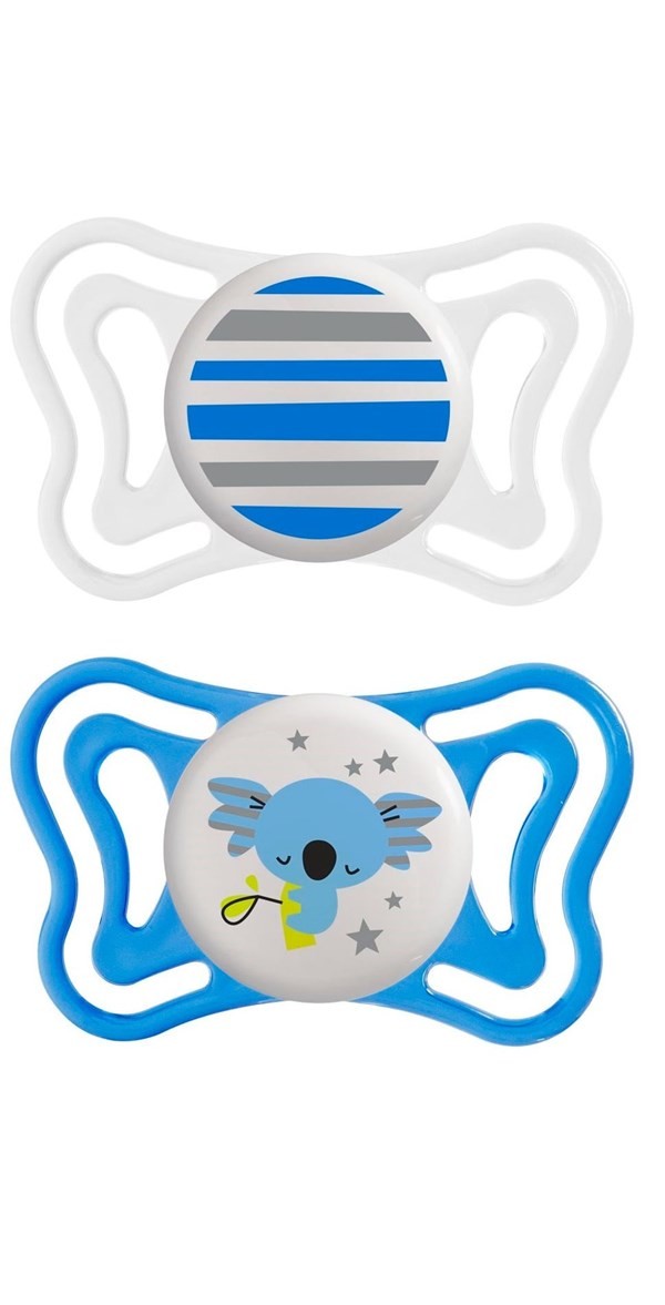 Chupete Chicco Physio Light Lumi Nocturno 6 m+ x 2 un