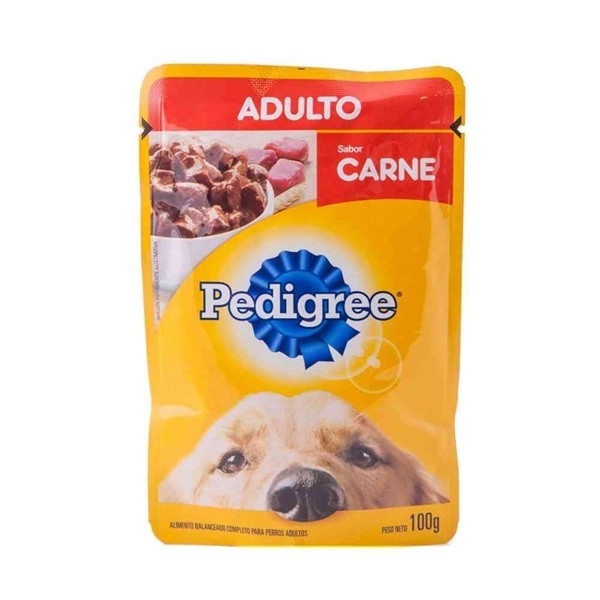 Alimento Para Perros Pedigree Carne Pouch Adulto 100 Gr alt