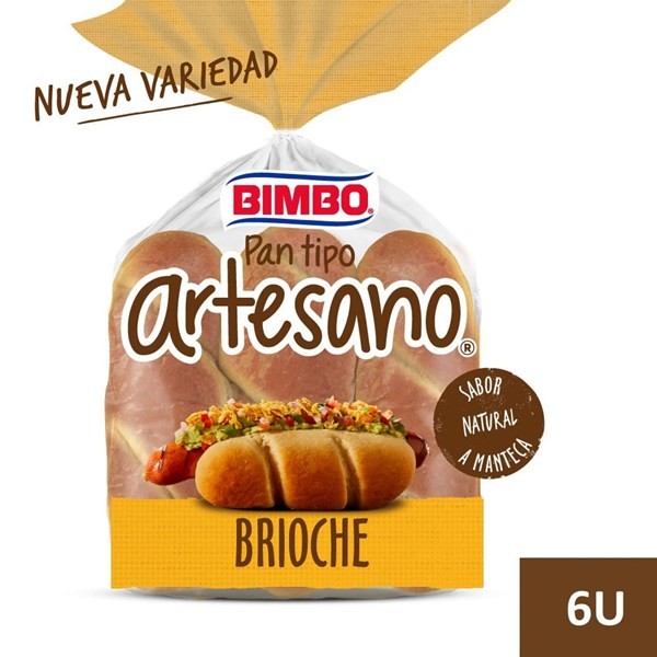 Pan de Pancho Artesano Brioche x 240 Grs Bimbo #1