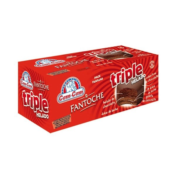 Alfajor Helado Fantoche Triple x 6 uni #1