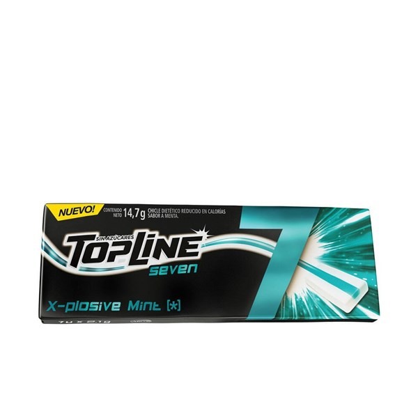 Chicle Topline Menta 14 g. #1