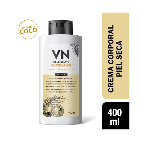 Crema Corporal Villeneuve Piel Seca 400 cc. #1