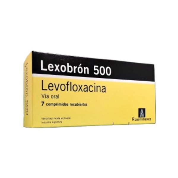 Roemmers Lexobron 500 Levofloxacina 500 Mg x 7 Comp Recubiertos #1