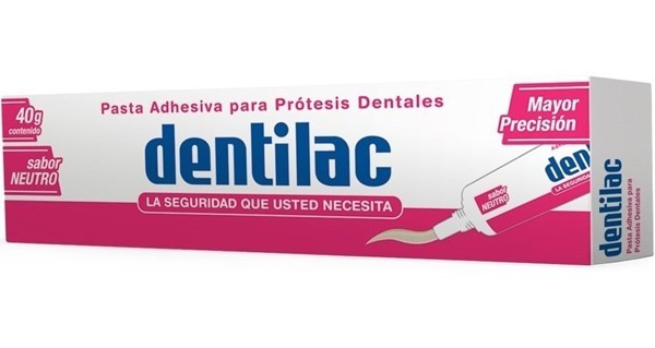 Dentilac Pasta Adhesiva (Sabor Neutro) 40 gr #1