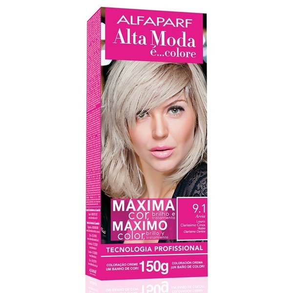 Alfaparf Alta Moda Kit Coloracion 9.1 Rubio Clarisimo Ceniza #1