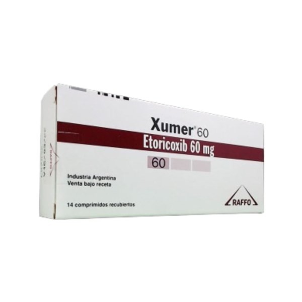 Raffo Xumer 60 Mg Etoricoxib x 14 Comp Recubiertos #1