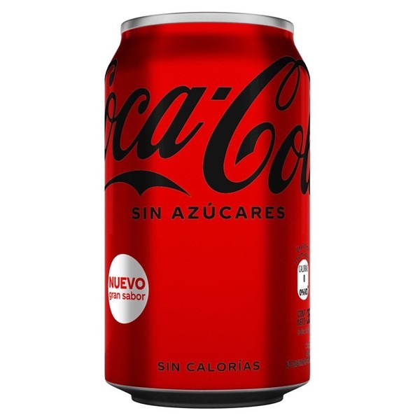 Coca Cola Gaseosa Coca-Cola Sin Azúcar 354 Ml alt