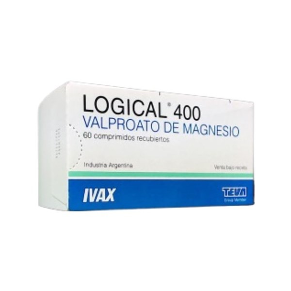 Teva Logical 400 Mg Magnesio + Valproato x 60 Comp #1