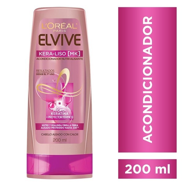 Elvive Kera-Liso MK Acondicionador x 200 ml #1