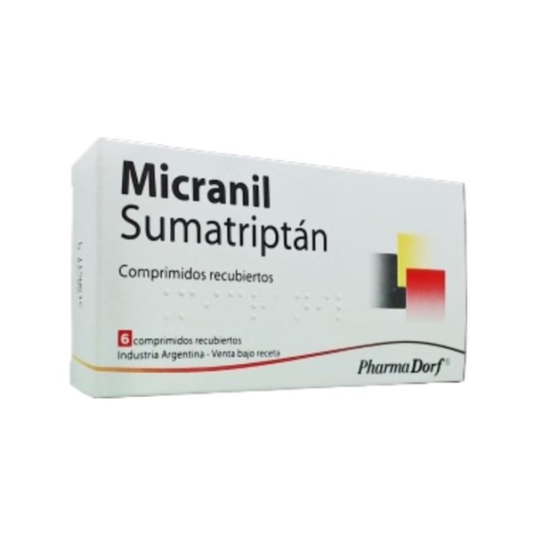 Pharmadorf Micranil Sumatriptán x 6 Comp #1