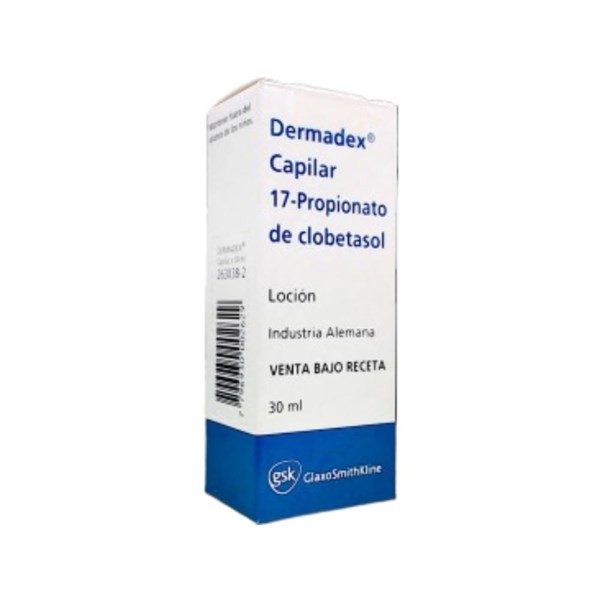 Glaxo Smithkline Dermadex Capilar Clobetasol Loción x 30 ml #1