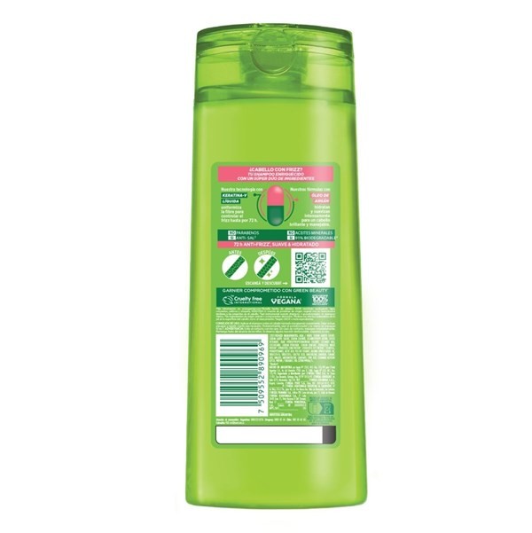 Fructis Shampoo Hydra Liss 200 ml alt