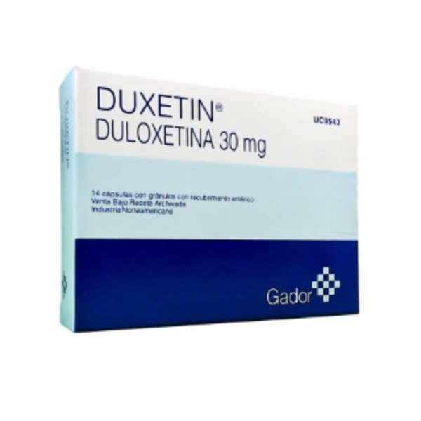 Gador Duxetin Duloxetina 30 Mg x 14 Cáps #1