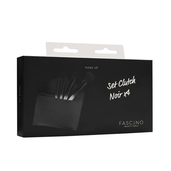 Fascino Brochas Make Up Clutch Noir (Set x 4)
