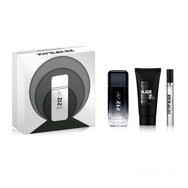 Carolina Herrera 212 Vip Black Edp 100 ml + 10 ml Set U #1
