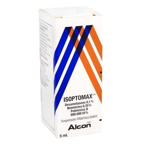 Isoptomax | Suspensión Oftálmica Estéril | 5 mL | Dexametasona + Neomicina  + Polimixina B  #1